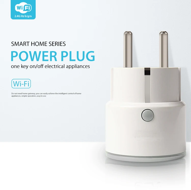 

SmartYIBA Wifi Wireless Smart Plug EU Socket Support AlexaGoogle Home,IFTTT Outlet With Timer+APP Remote Control Hand Free Voice