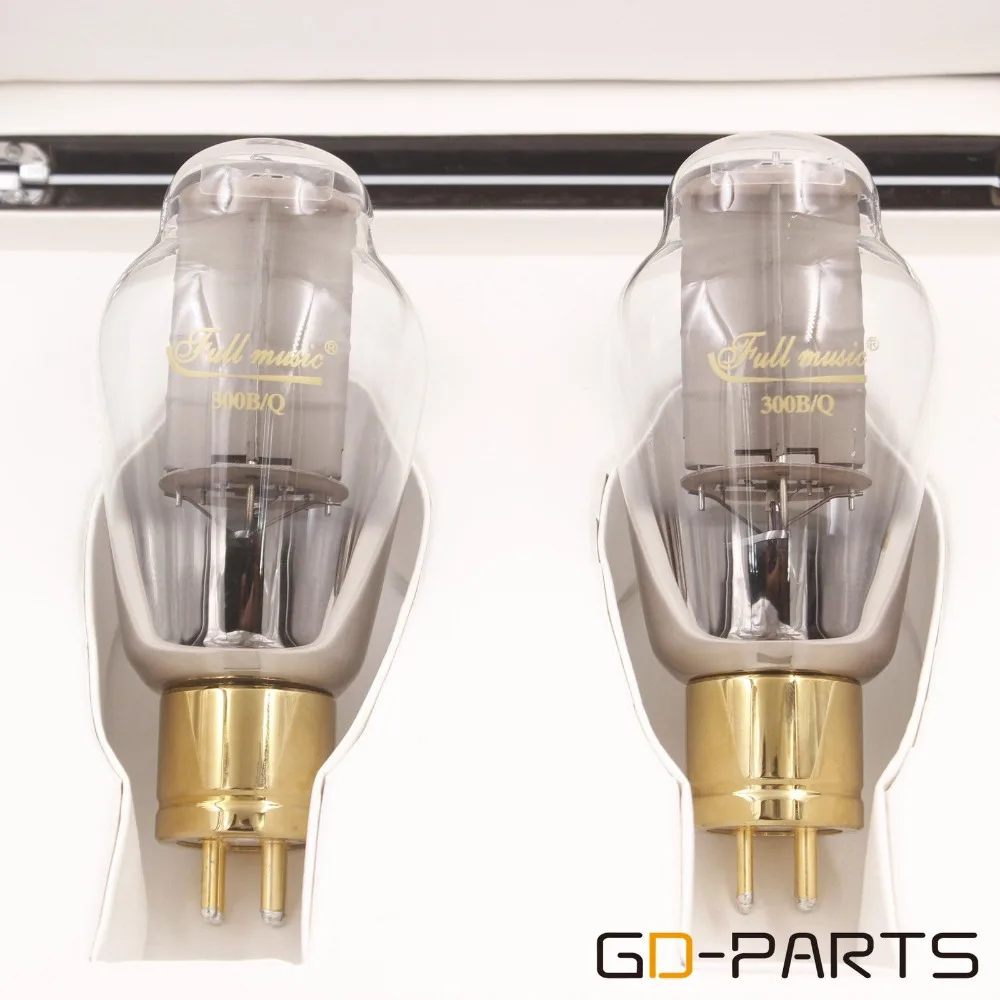 

New Matched Pair Premium TJ Fullmusic 300B/Q 300BQ Vacuum Tube Replace 300B Unique Metal Plate Fantastic Sound