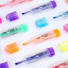 Креативные милые конфеты цветной маркер ручка Студенческая Высокая емкость офисные школьные принадлежности канцелярские принадлежности 1 шт