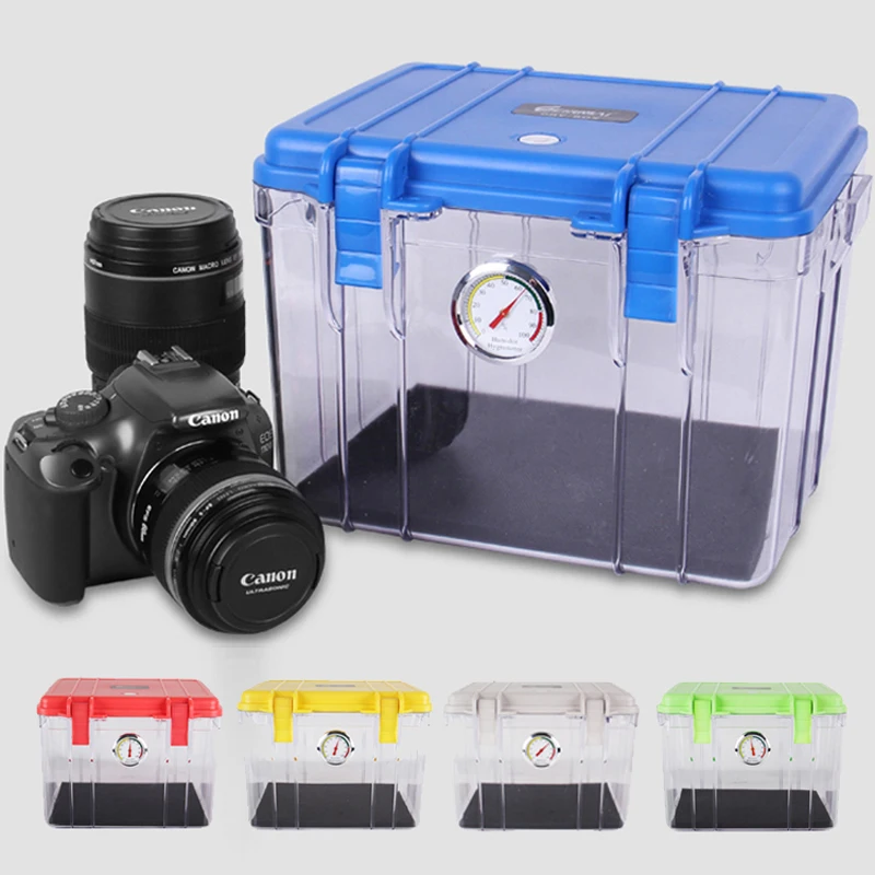 

Roadfisher Small Anti-shock Waterproof Shockproof Case Dry Moistureproof Storage Seal Box For DSLR Digital SLR Camera and Lens