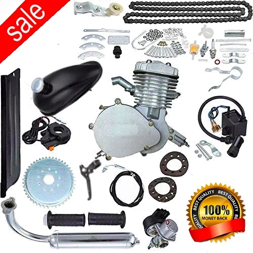 new Motor Engine Kit 80cc 2-Stroke Petrol Gas Motor Engine Kit DIY Motorized Bicycle Bike