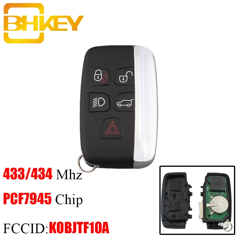 Брелок без ключа BHKEY 5 кнопок для LR4 433/434 МГц Land Rover Range Sport Evogue 2010 2015 автомобильные