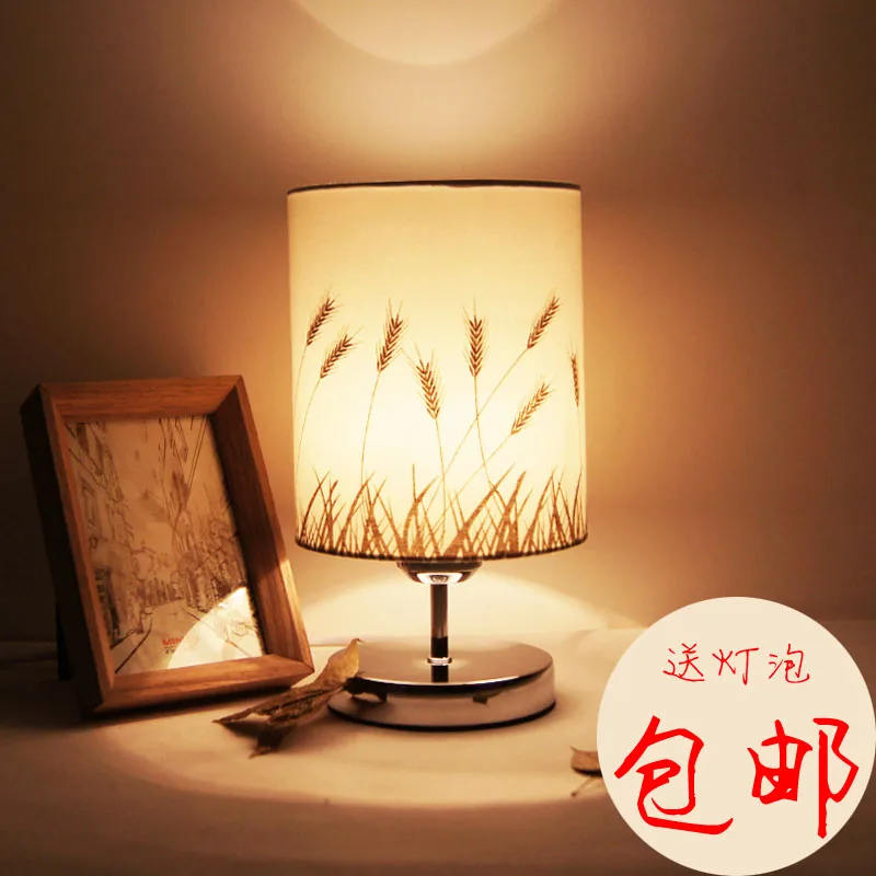 

Modern brief rustic fashion ofhead decoration small table lamp dimming