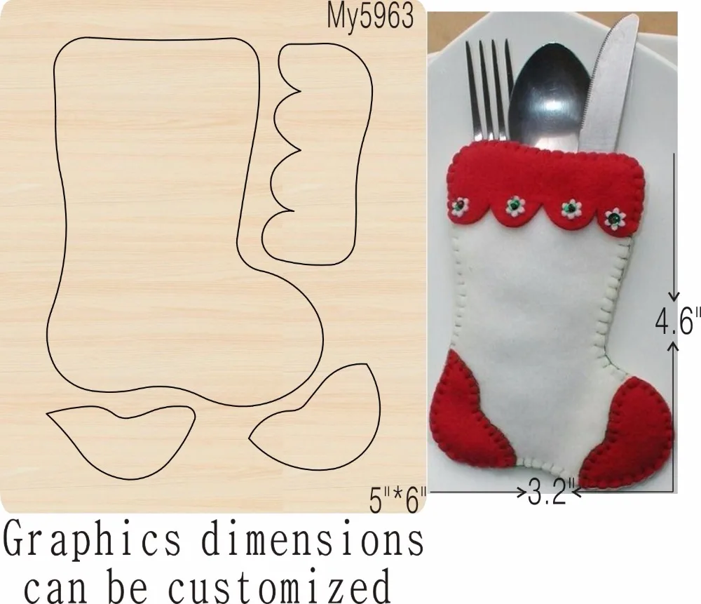 

Socks new wooden mould cutting dies for scrapbooking Thickness-15.8mm