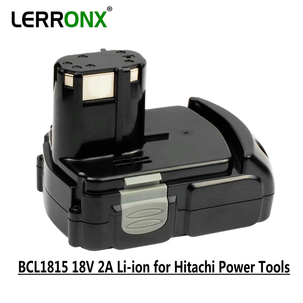 

18V 2A Li-ion rechargeable replacement cordless power tools battery for Hitachi BCL1815 BCL1830 EBM1830 DS18DL DS18DFL batteries