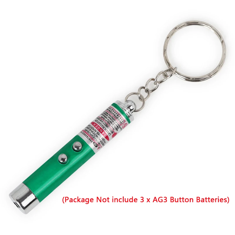 Красная Зеленая Синяя лазерная указка точка Лазерная обучающая ручка играть с кошкой 5 mw лазерный свет Регулируемая горящая спичка с 2 батареи aaa - Цвет: Mini Green