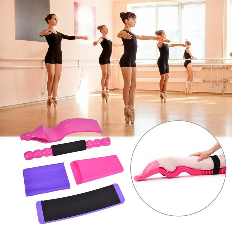 1Set Durable ABS Ballet Instep Shaper Smooth Detachable Ballet Training Shaping Aids Tool with Pull Strap Training Accessory for Ballet and Gymnastics MAGT Foot Stretcher