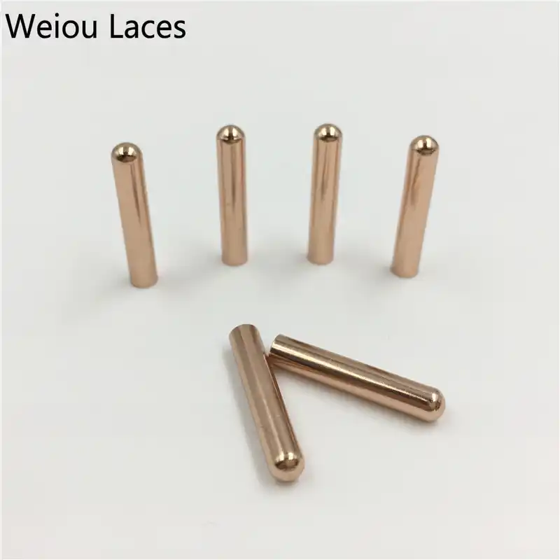 10//20PCS Metal Aglets Shoelaces Repair Shoes Lace Tips Replacement Heads Ends US