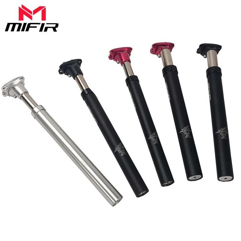 

ZOOM Suspension Seatpost Shock Absorber damping Alu MTB bike Bicycle Seat post 27.2 28.6 30.1 30.4 30.9 31.6 350MM seatpost