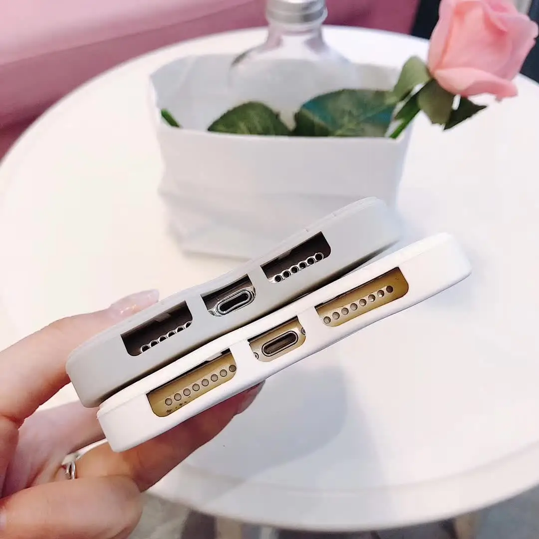 3D Cute Cartoon Animal polar bear Soft Silicon Phone Case For iPhone X 6 6S Plus 7 8 Plus 3D white bear Rubber back cover Cases