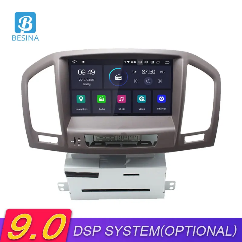 Автомобильный DVD плеер Besina Android 9 0 для Opel Vauxhall Insignia 2009 2010 2011 2012 мультимедиа GPS