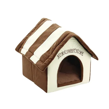 

Cat Dog Plush House Hiding House Durable Play Pet Bed Hide Seek House Scratch-resistant Pet Supplies