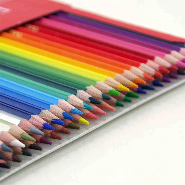 48Color Oil Pencil for Drawing Pencils Lapis De Cor School Kids Colouring  Book Pencil Art Supplies Colored Pencils Set