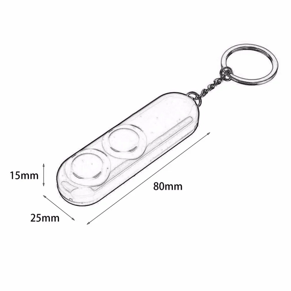 Самозащита брелок сигнализация супер громкий персональный сигнал безопасности анти-Атака анти-изнасилование аварийный брелок с