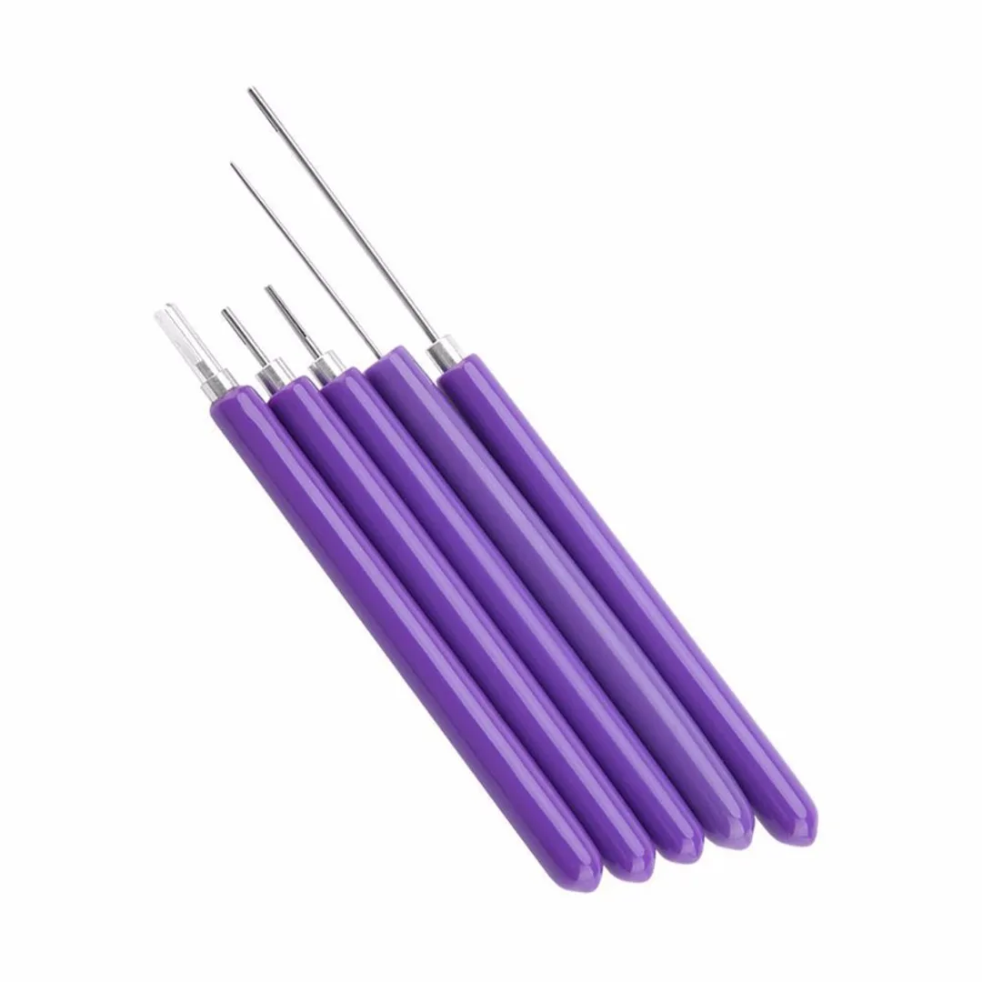 5pcs Paper Craft Quilling Pen DIY Paper Reel Tool Slotted Scrapbook Slotted Craft Tools