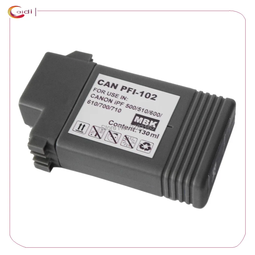 1Matte black Compatible Ink cartridge PFI 102 pfi 102 for Canon iPF500 510 iPF700 710 720 760
