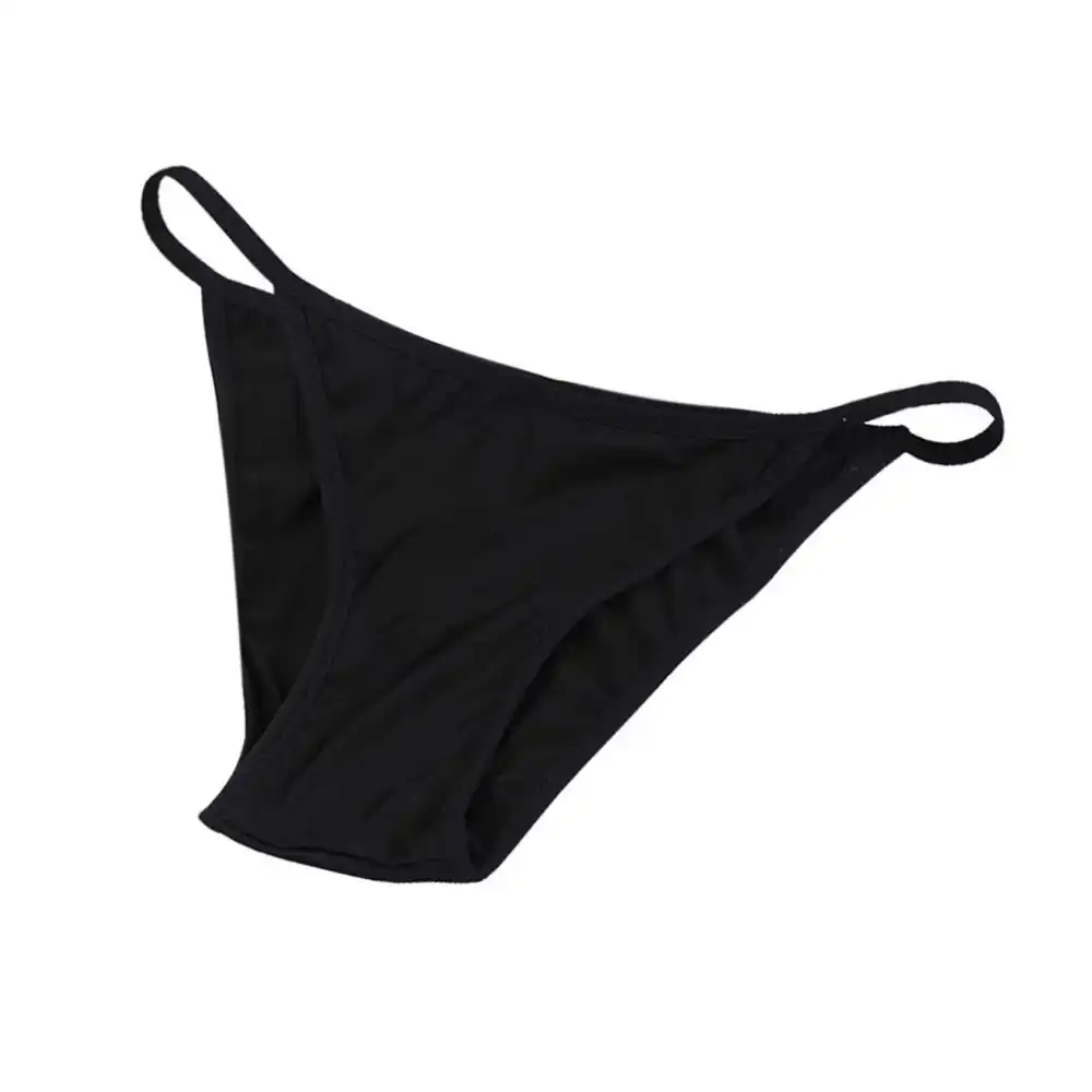 Bragas sexis para mujer de talla única, bañadores de verano para nadar en  el lago, ropa de baño suave para mujer, calzoncillos de cintura baja,  pantalones cortos de Bikini para mujer, tangas|Bañadores