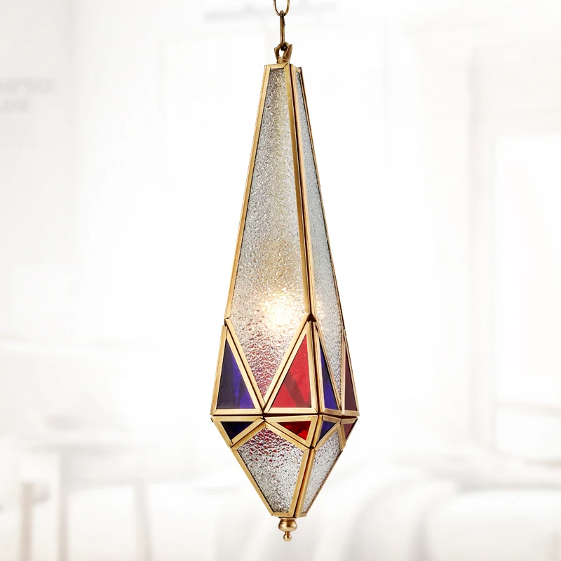 

lighting all copper lamp living room bedroom pendant lights Southeast Asian style copper tin Lamp Retro pendant lamp ZAZL319
