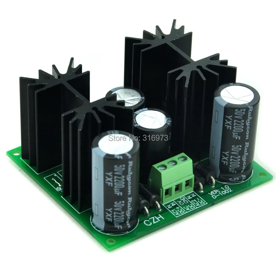 

Positive and Negative +/-18V DC Voltage Regulator Module Board, High Quality.