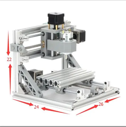 CNC 1610 GRBL управления Diy Мини станок с ЧПУ, рабочая зона 16x10x4,5 см, 3 оси Pcb фрезерный станок, древесины маршрутизатор, ЧПУ маршрутизатор, v2.4