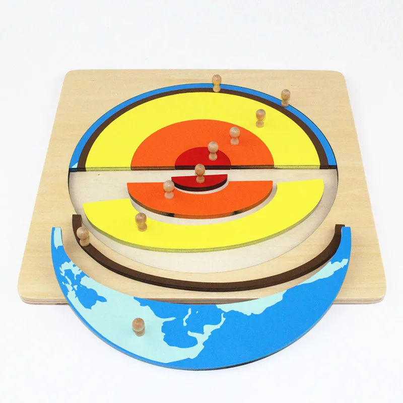 Baby Toy Montessori Solar Core Puzzle with Box Early Childhood Education Preschool Training Kids Brinquedos Juguetes