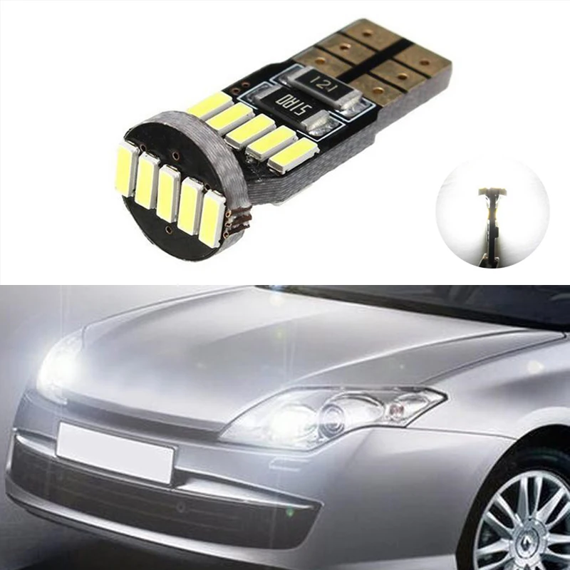 Автомобильная светодиодная лампа 1 шт T10 светодиодный W5W 12 В для Renault Koleos Megane Scenic