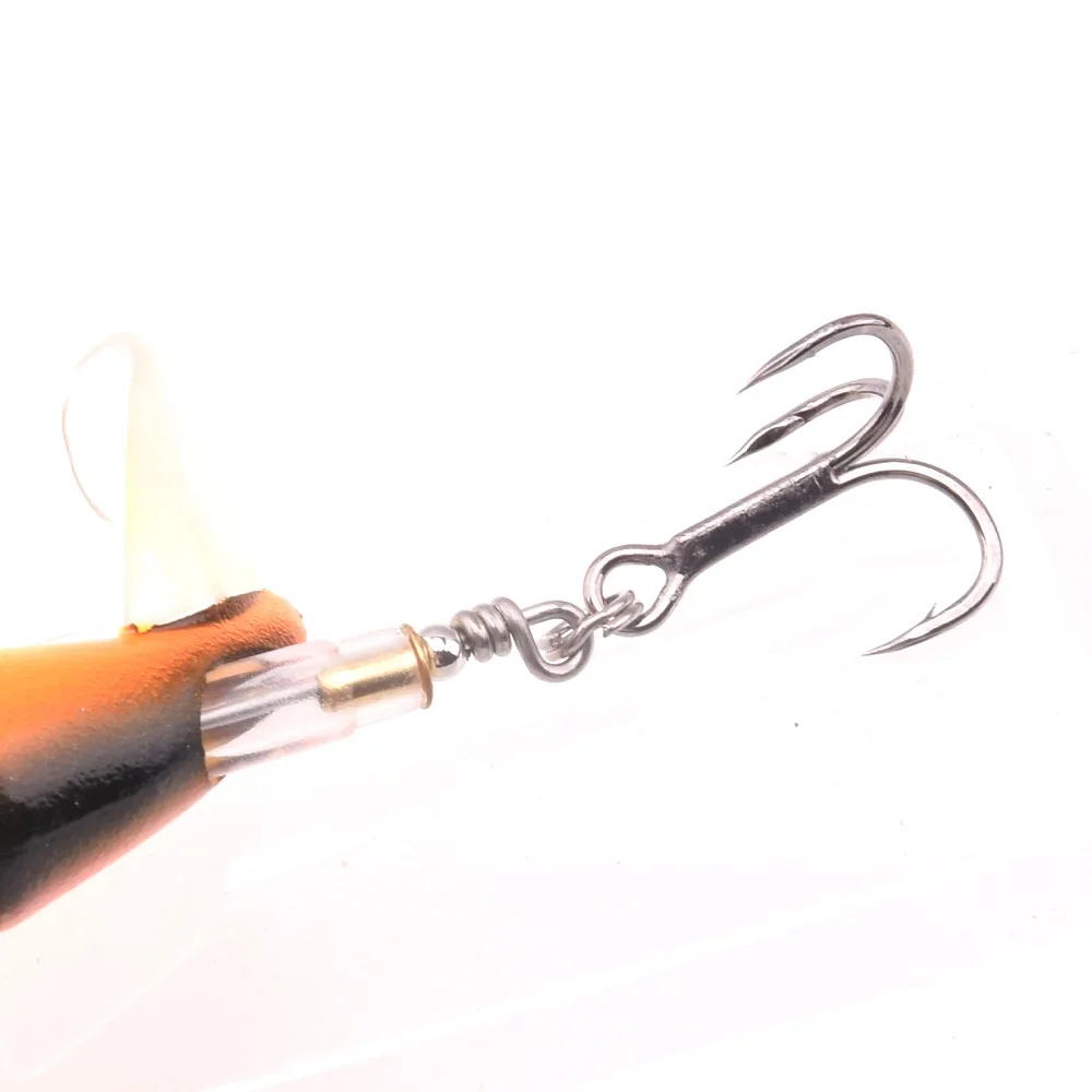 Isca de Pesca Lote Whopper Plopper 100mm 13g Flutuante Popper Lápis Artificial Duro Isca Wobbler Rotação Cauda Pesca Equipamento 3 Pçs - 4 Iscas artificiais