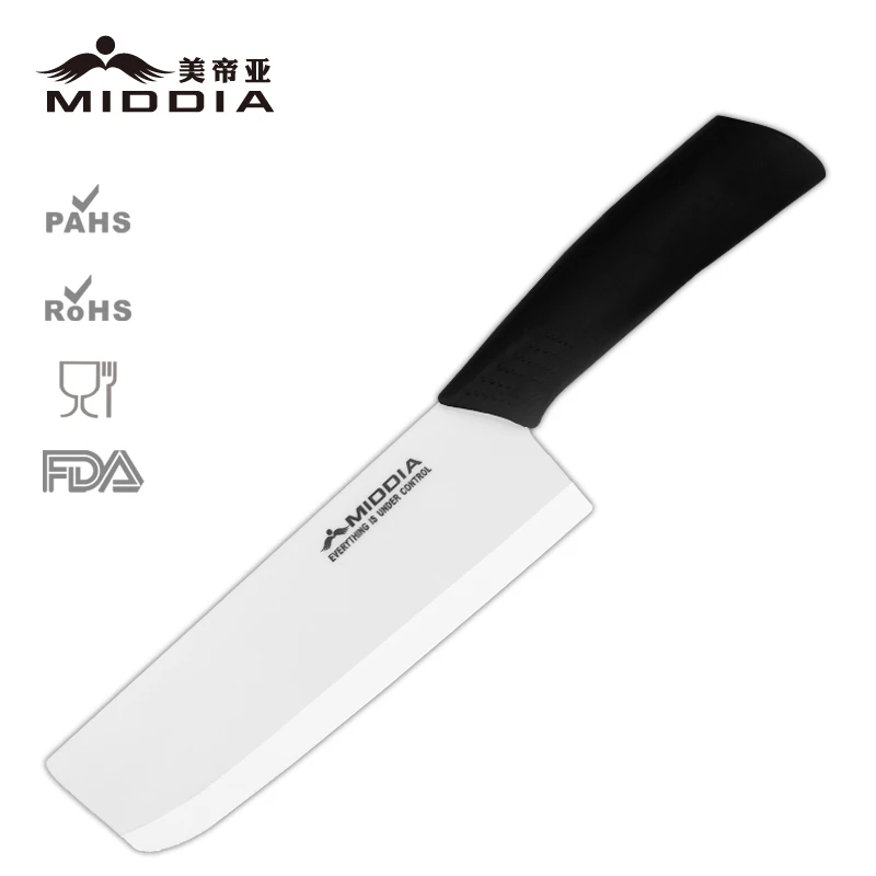 

Middia 6 inch Ceramic Kitchen Cleaver Knife Slicing Knives For Kitchen Utensils