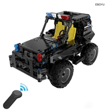 EBOYU 336 шт. 2.4Gh блок автомобиля DIY конструктор, блоки гоночного автомобиля 13005 DIY Радиоуправляемый гонщик автомобиля обучающая радиоуправляемая Игрушечная машина