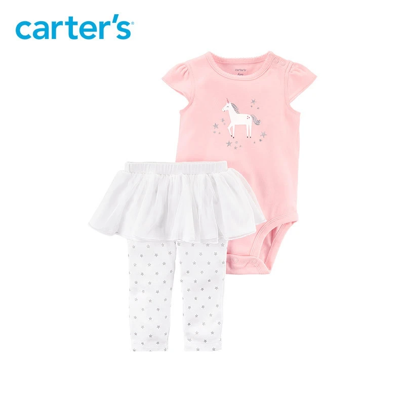 Carter's 2 Piece baby children kids clothing Girl Spring Summer