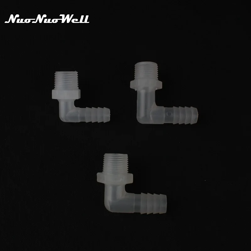 6 шт. пластиковый шланг NuoNuoWell с резьбой 3/8 дюйма до 8 мм ~ 13 мм|irrigation fittings|connector