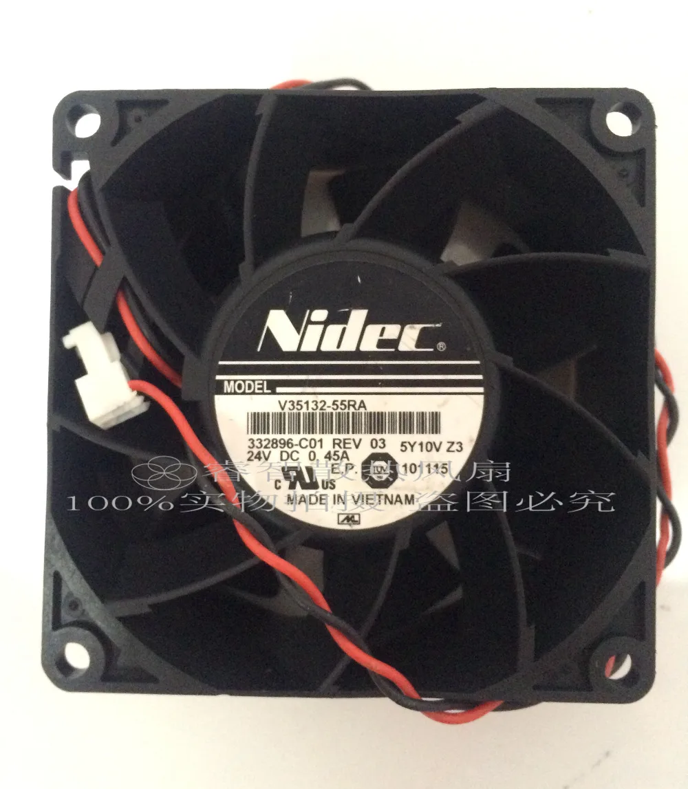 Оригинальный вентилятор инвертора NIDEC 8038 8 см 24V 0.45A 80*80*38 мм | Компьютеры и офис