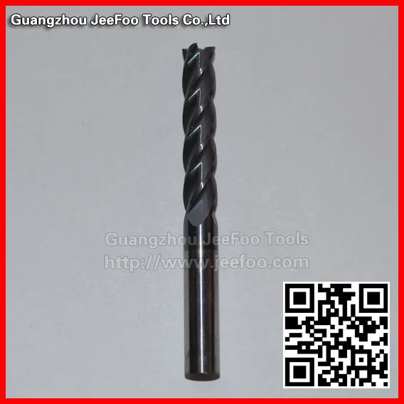 

6 * 3 * 15* 50L Tungsten Carbide four flutes spiral blade tools with coating/ spiral end mill