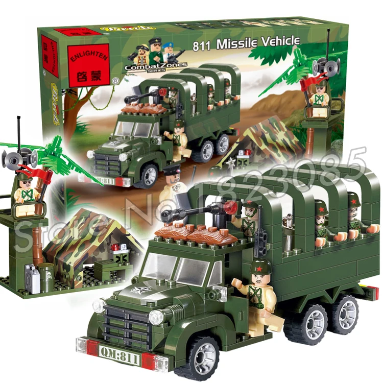 

308pcs 2016 new Hot New CombatZones Missile Vehicle large model Christmas Gift Building Blocks toys Compatible With Lego
