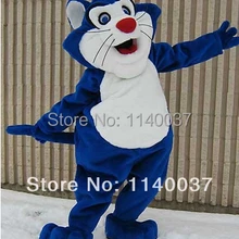 Талисман синий толстый кот талисмана обычай Необычные костюмы аниме косплей комплекты Mascotte тема маскарадный карнавальный костюм