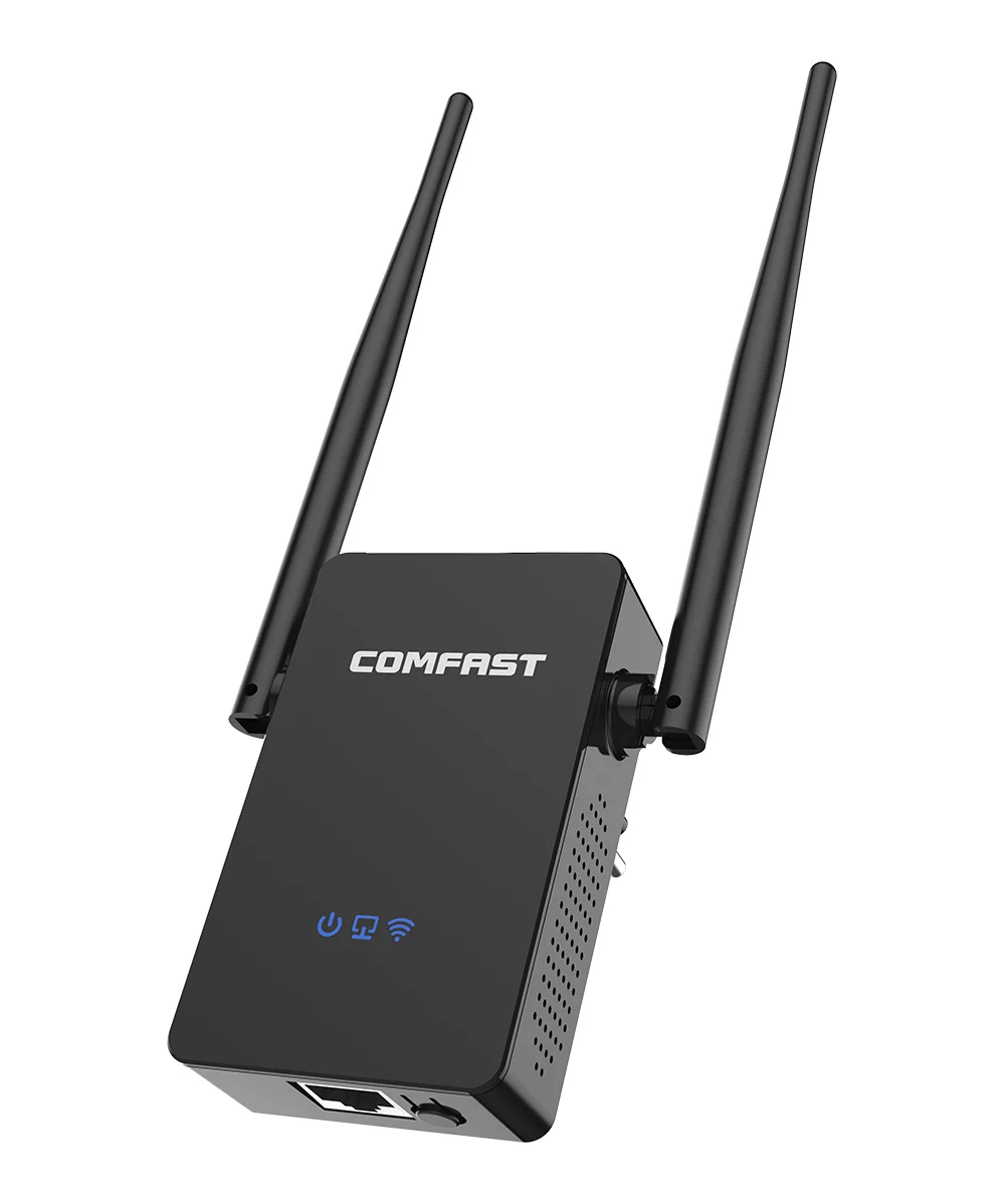 Двухдиапазонный беспроводной Wi Fi ретранслятор 750 Мбит/с 2 * 5dbi антенна WIFI Сетевой