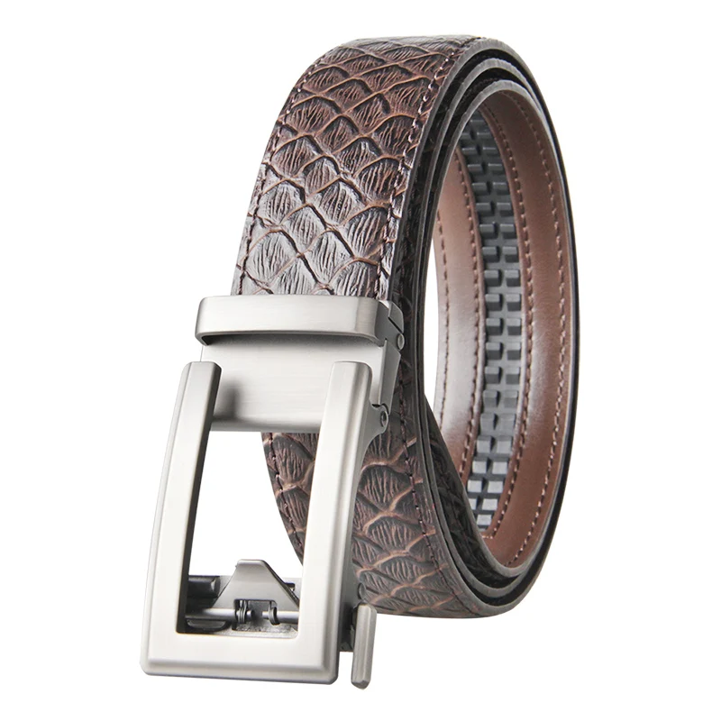 

Brand Designer Leather Belt Men Male Coffee Black Leather Jeans Belt Strap Automatic Mens Pattern Casual Waist Belts 3.5cm Width