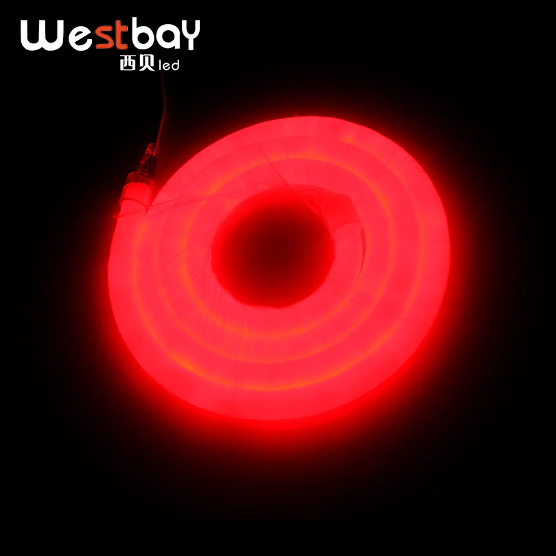 Westbay светодиодный неоновый гибкий теплый белый для DIY домашнее освещение украшение 18,5 мм* 10 м в партии 1 комплект бесплатных аксессуаров светодиодный неоновый свет