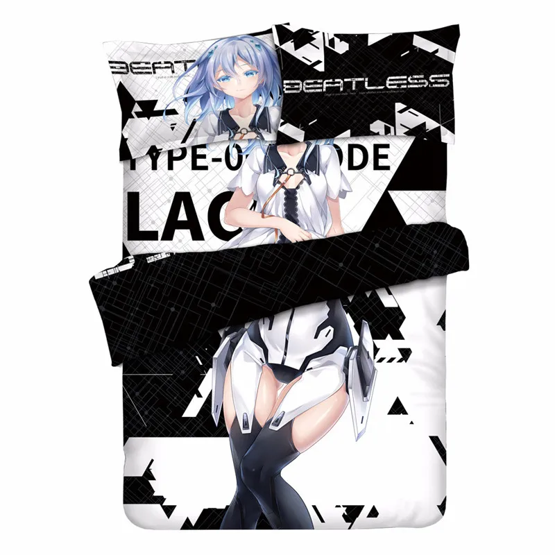 Постельное белье Lacia Otaku с японским аниме Комплект постельного белья из льна