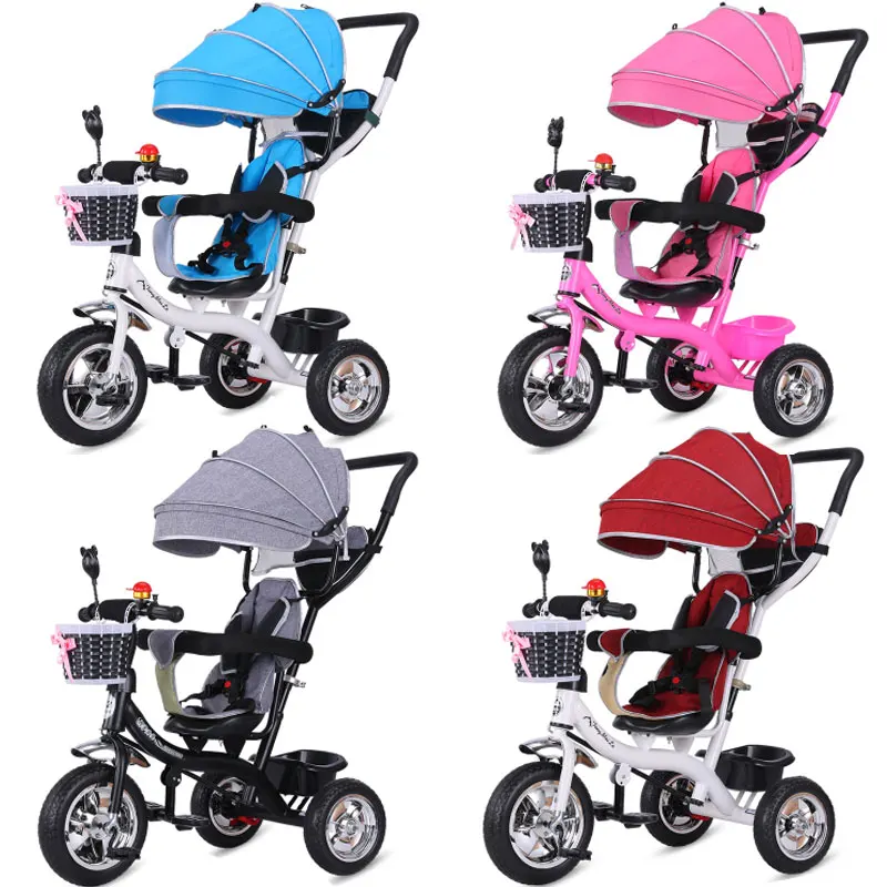 2 в 1 Детские трехколесная коляска три колеса коляска детские детская коляска малыш детский трехколесный велосипед бег коляска багги