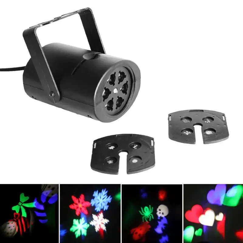 

Gobo Stage light with changeable Multi-pattern cards, led, RGBW,UK Plug