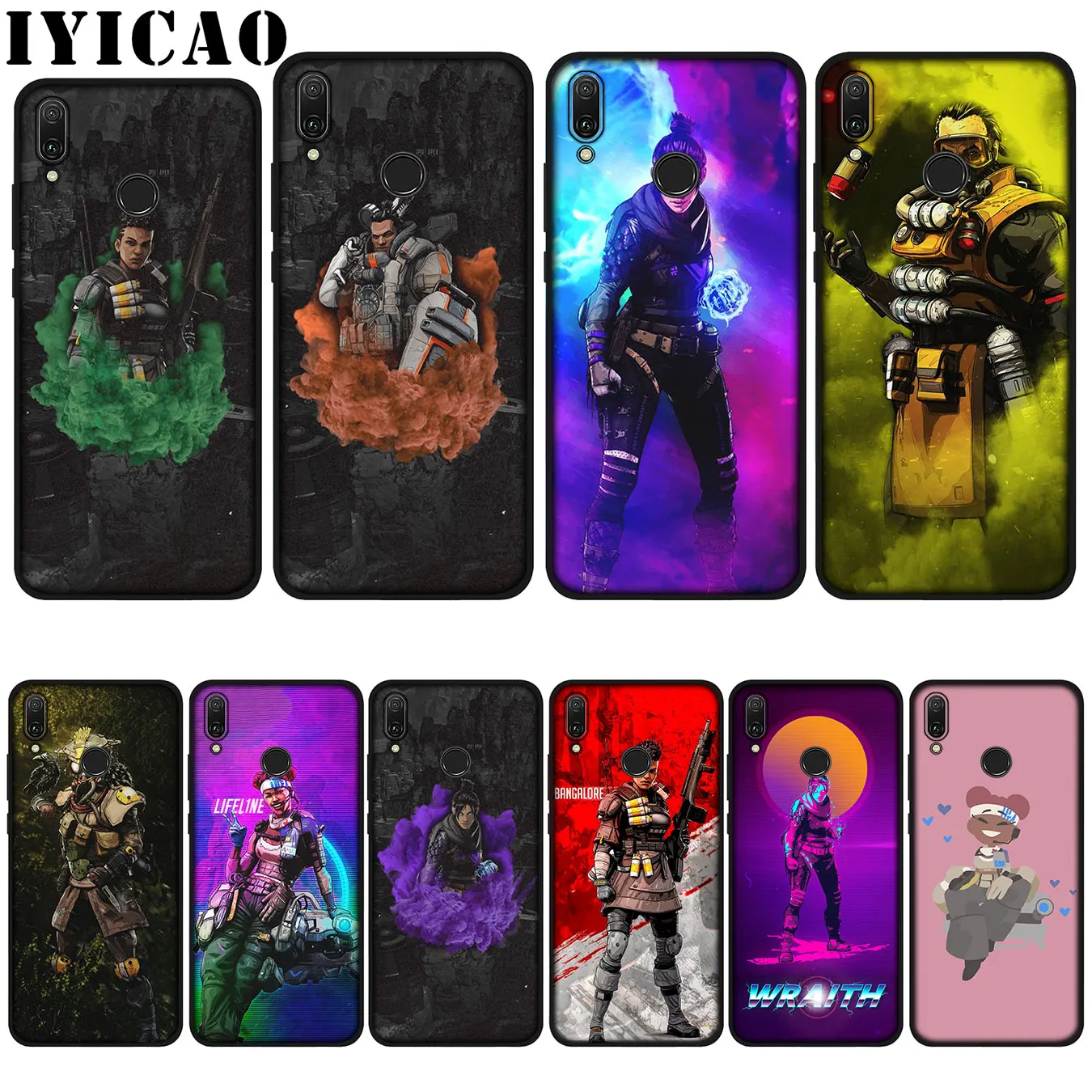 

IYICAO Apex Legends Soft Case for Huawei P20 Pro P10 P8 P9 P30 Lite Mini 2017 P Smart 2019 Cover