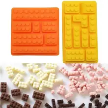 200 шт./лот Mixorder Buliding блоки силиконовые формы льда Ice лоток торт плесени робот Мороженое ванны силиконовые шоколадная помадка плесень