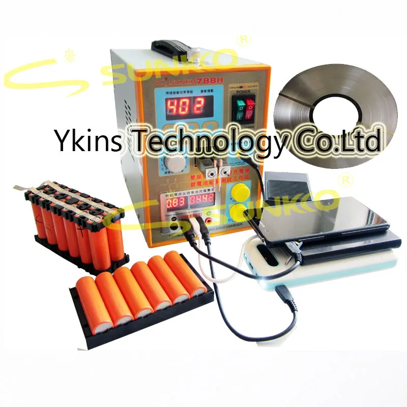 

788h 220V Or 110V New upgrade LED lighting 788H double pulse precision 18650 Spot Welder Battery Welder+0.15mm*5mm 1kg nickel