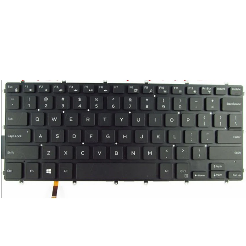 Original Laptop Keyboard for Inspiron 15-7560 14-7000 7460 7472 Genuine for Dell Inspiron 15-7560 14-7000 7460 Notebook Keyboard