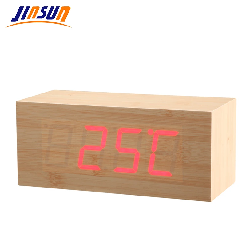 New-Wood-Triangular-LED-Alarm-Digital-Desk-Clock-Wooden-Thermometer-FREE-SHIPPING-KSW106-(2)