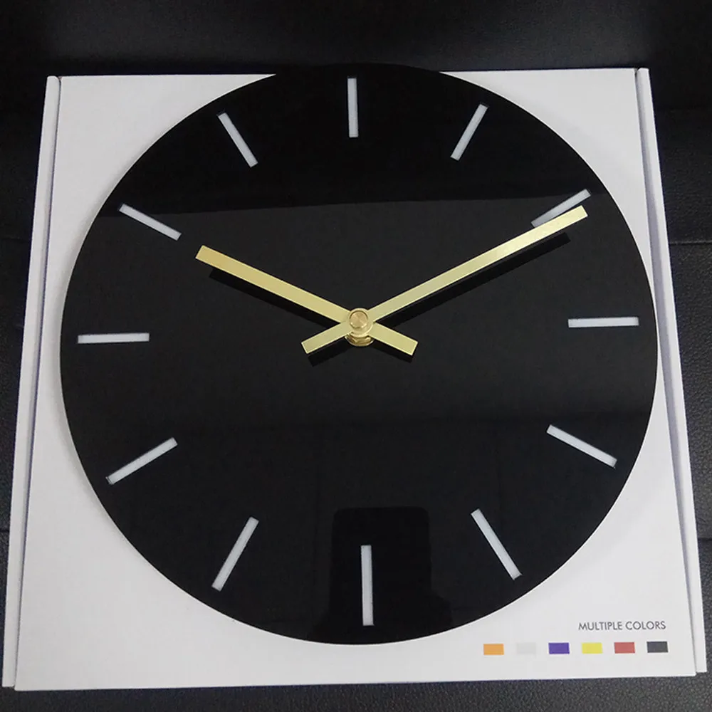 Модные DIY акриловые съемные настенные часы современный дизайн большие круглые декоративные часы для гостиной кухни