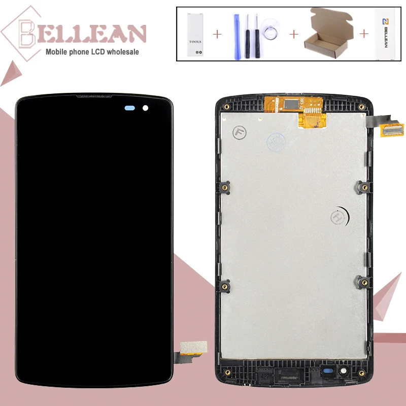 

4.5" F60 LCD HH For LG Optimus D390 Display L Fino D290 Lcd D290N D295 LCD Display Touch Screen Digitizer With frame+tools