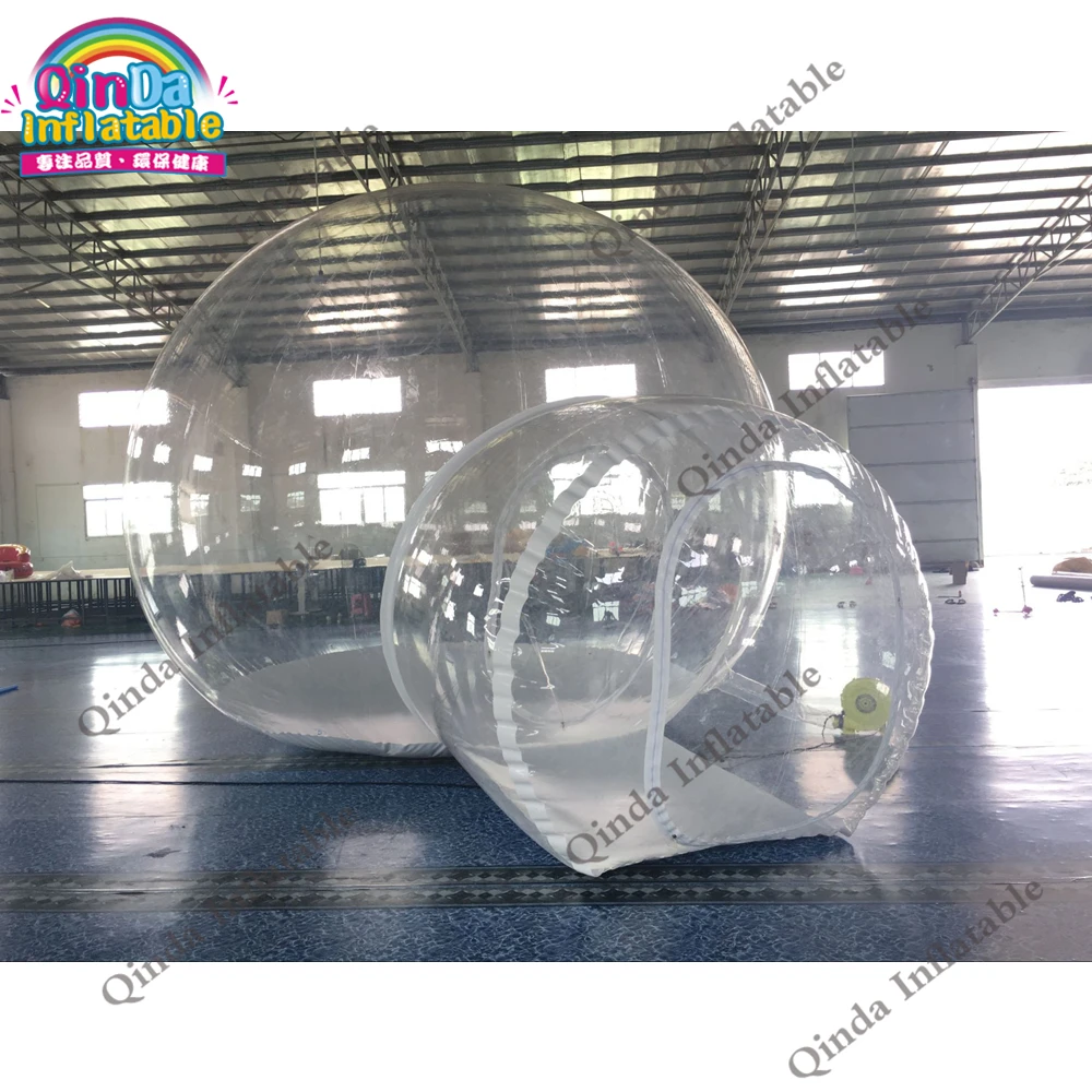 

4m Diameter+2m Entrance Inflatable Air Dome Tent, Clear Inflatable Bubble Room Inflatable Bubble Tent For Camping