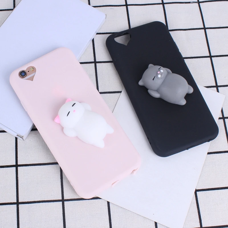 Модный мягкий чехол для iphone 5 5s 5se 6 6s 4 7 '' милые 3D игрушки в виде животных 8 plus